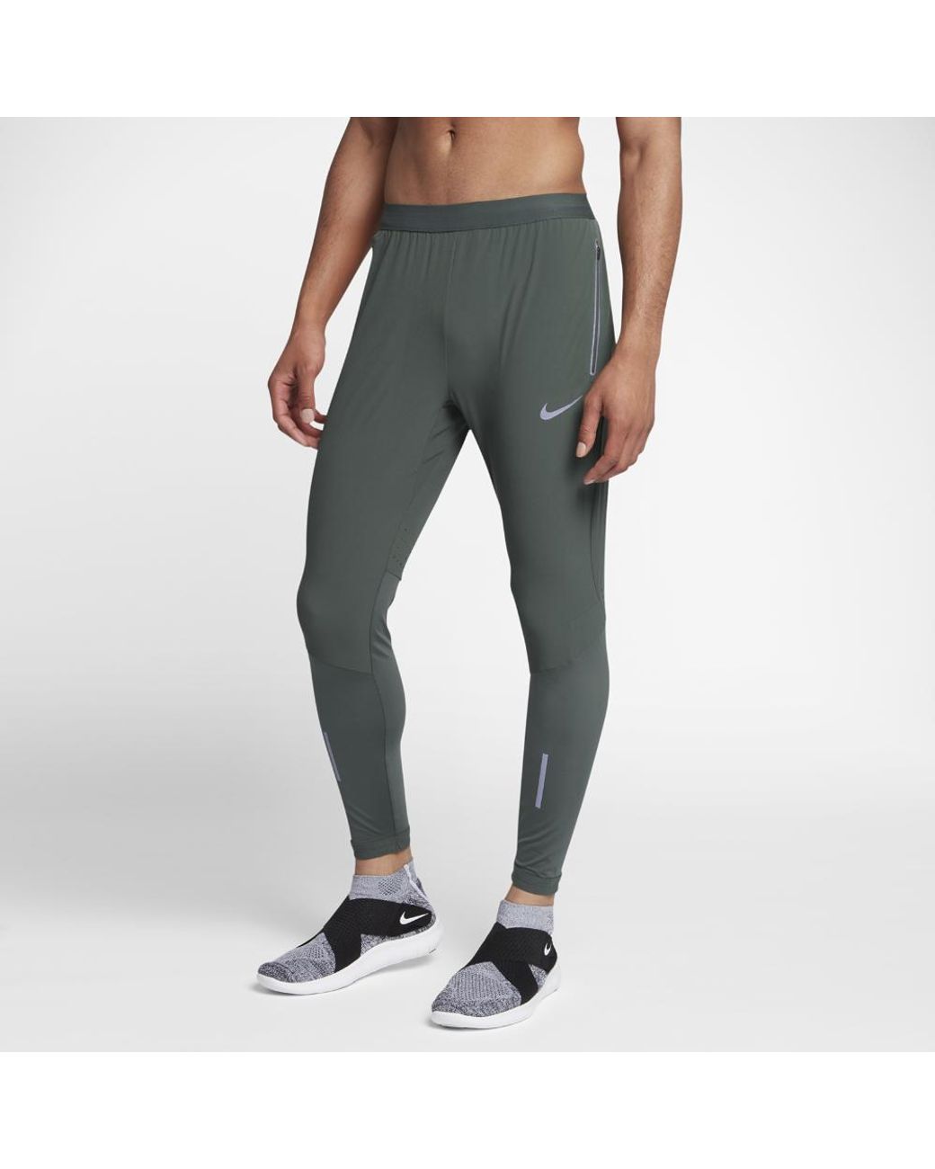 Nike Swift Men s Running Pants in Green for Men Lyst